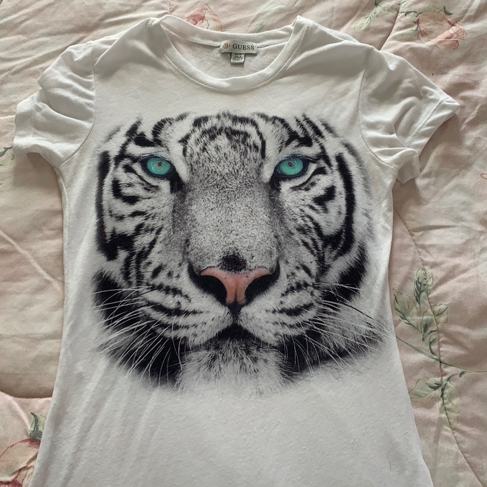 White Graphic Tee